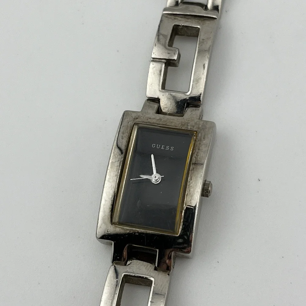 Guess Tank Women's Quartz Watch Silver G Logo 6